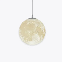 Lamparas de techo para sala modernas diseño en forma de luna