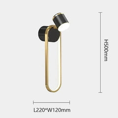 Focos pared diseño moderno y creativo