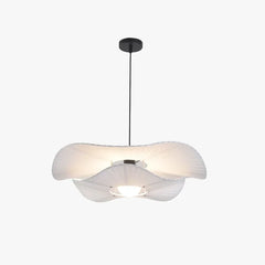 Lampara colgante tela diseño moderno y creativo LED