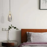 Lámparas colgantes de cristal diseño moderno y creativo para cabecera de cama