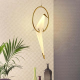 Lampara colgante metal blanco diseño moderno para habitación