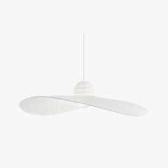 Lámpara colgante de tela estilo sombrero moderno