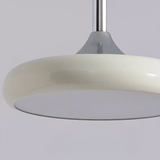 Lámpara Colgante Plato Moderna LED Beige con Altura Regulable para Comedor