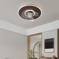 lamparas con ventilador de techo para dormitorio simplificado silencioso