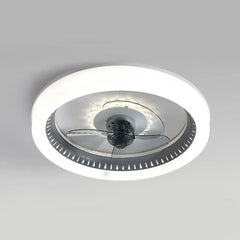 Ventilador de techo con luz y mando techo redonda