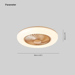 Plafon ventilador de techo con luz moderno diseño simplificado