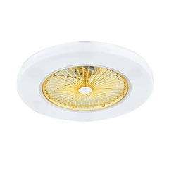 Ventiladores de techo DC con luz LED diseño moderno para dormitorio