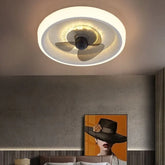 Apliques LED para ventiladores de techo inteligente redondo doméstico