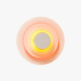 Aplique de pared redondo LED de diseño moderno multicolor para salón
