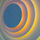 Aplique de pared redondo LED de diseño moderno multicolor para salón