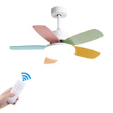 Ventilador de techo con luz 5 aspas para habitación infantil de Macron