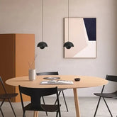 Lámpara Pequeña Colgante Diseño Moderno en Forma de Capullo para Restaurante