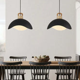 Lámparas para dormitorios estilo nórdico colgantes media esfera