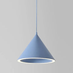 Lamparas nordicas colgantes cónico estilo macaron