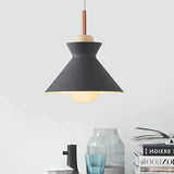 Luces de cocinas colgante cónica de diseño minimalista