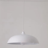 Lámpara nórdica colgante diseño minimalista en forma de semicírculo