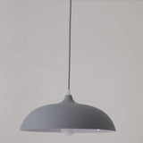 Lámpara nórdica colgante diseño minimalista en forma de semicírculo