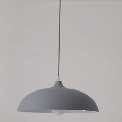 Lámpara nórdica colgante diseño minimalista en forma de semicírculo