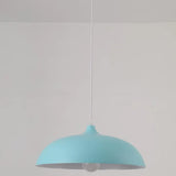 Lámpara nórdica colgante diseño minimalista en forma de semicírculo