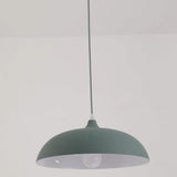 Lámpara nórdica colgante diseño minimalista en forma de semicírculo