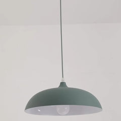 Lámpara nórdica colgante diseño minimalista en forma de semicírculo