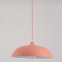 Lámpara nórdica colgante diseño minimalista en forma de semicírculo