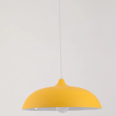 Lámpara nórdica colgante diseño minimalista en forma de semicírculo