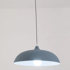 Lámpara nórdica colgante diseño minimalista en forma de semicírculo