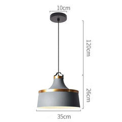Lamparas led colgantes diseño minimalista para barra de bar