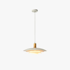 Lampara colgante metal blanco diseño creativo