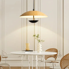 Lampara colgante metal blanco diseño creativo