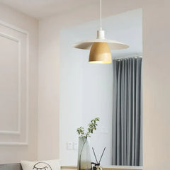 Lampara colgante metal blanco diseño creativo