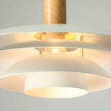 Lampara colgante metal blanco diseño creativo