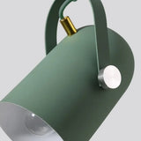 Lámpara colgante moderna orientable en color Morandi para mesita de noche