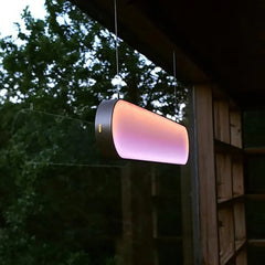 Lamparas comedor salon diseño minimalista de LED ovalada