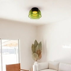 Lámpara de Techo de Vidrio Multicapa Estilo Nórdico