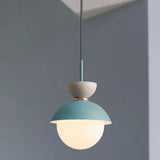 Lámpara colgante para comedor de estilo moderno en tonos macaron