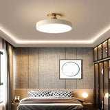 Aplique de techo LED diseño circular estilo nórdico para dormitorio