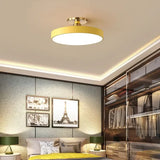 Aplique de techo LED diseño circular estilo nórdico para dormitorio