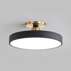 Aplique de techo LED diseño circular estilo nórdico para dormitorio