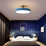 Aplique de techo LED diseño circular estilo nórdico para dormitorio