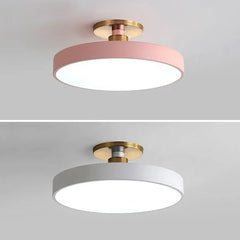 Aplique de techo LED diseño circular estilo nórdico para dormitorio