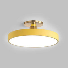 Aplique de techo LED diseño circular estilo nórdico para dormitorio