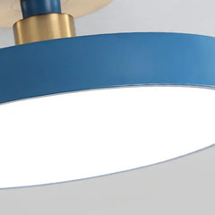 Aplique de techo LED diseño circular estilo nórdico para dormitorio