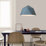 Lámpara colgante nórdica LED color Macaron con altura regulable para comedor
