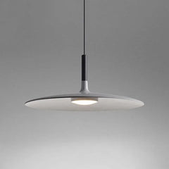 Lámpara colgante LED en forma de plato regulable en altura de estilo nórdico para comedor