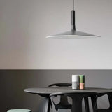 Lámpara colgante plato LED moderna regulable en altura para comedor
