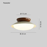 Lámpara de techo moderna para pasillos LED luz suave Morandi Ø25 cm