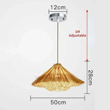 Lamparas mimbre colgantes diseño retro estilo farol de ratán