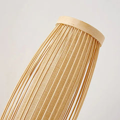 Aplique de pared en madera pared estilo bambú para salón